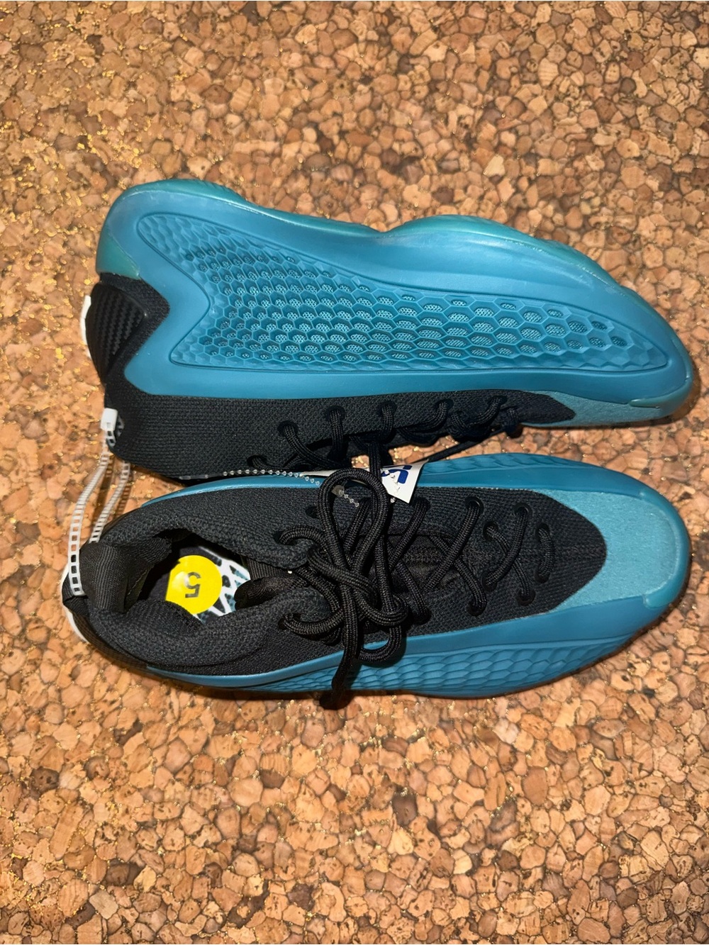 Adidas AE 1 New Wave Anthony Edwards Blue Basketball Shoes Size 5Y